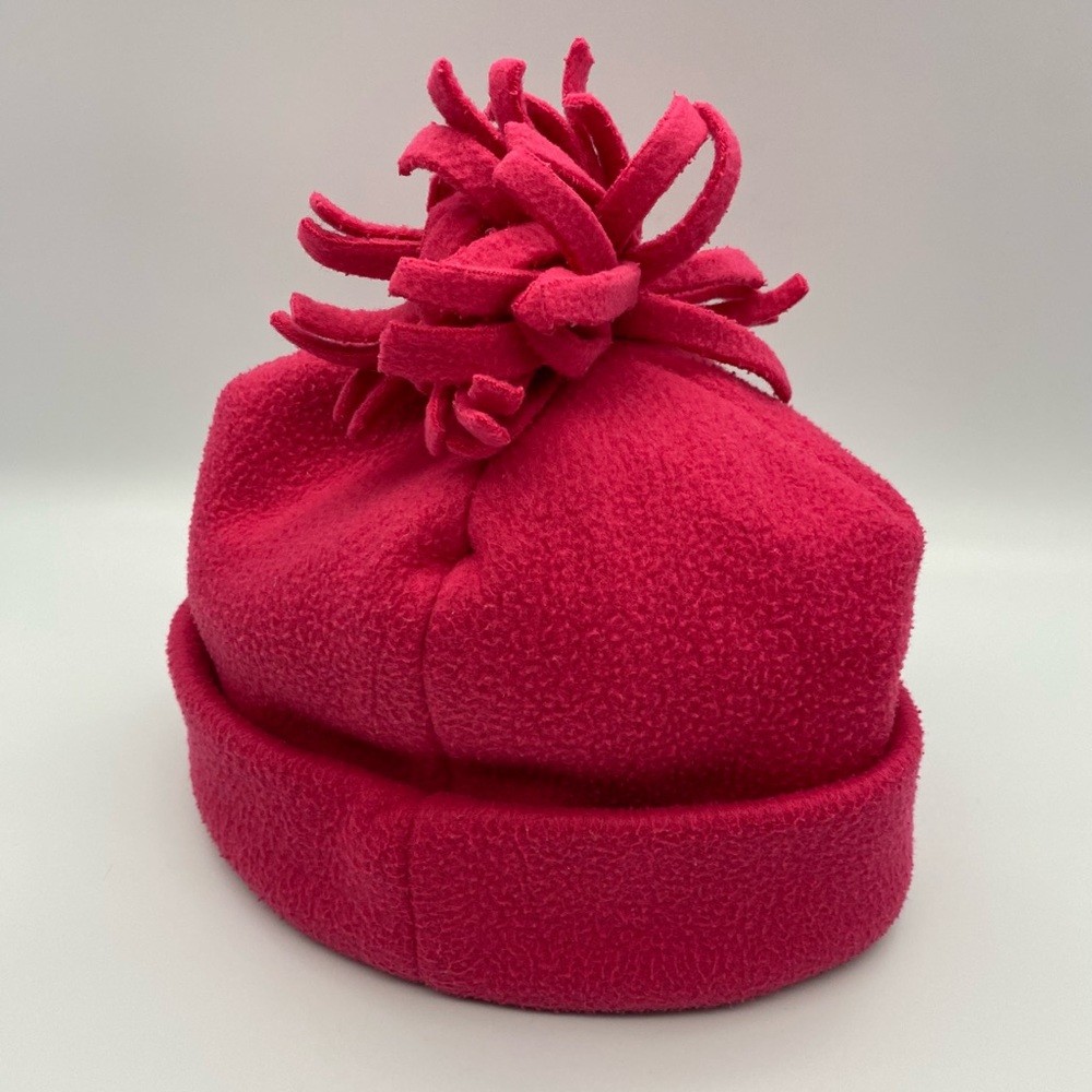 Girl’s Honors Pink Winter Pom Pom Beanie Hat 7-14yo